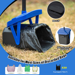 TIMINGILA Pooper Scooper mango ajustable para alcance cómodo