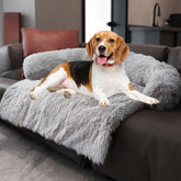 Tinaco cama para mascotas con diseño tres lados, refugio cómodo para perros y gatos.
