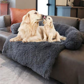 Tinaco cama para mascotas Navy 41x37 con bordes acolchados para descanso cómodo.