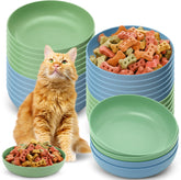 Tioncy tazón para gatos relieve fatiga con diseño ancho facilita comer