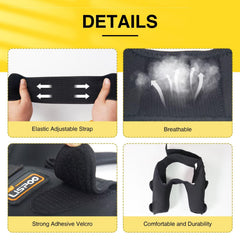 TIPOOP codera de codo para perro bordes reflectantes, visibilidad nocturna.