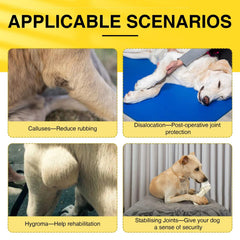 TIPOOP codera de codo para perro material perforado, transpirable.