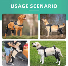 TIPOOP protector de rodilla para perro con cierre de gancho y bucle para ajuste.