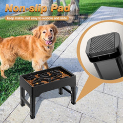 Tivray comedero elevado, adecuado para hogares con varias mascotas.