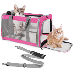 Porta-gato TIYOLAT con ventilación superior para paseos tranquilos