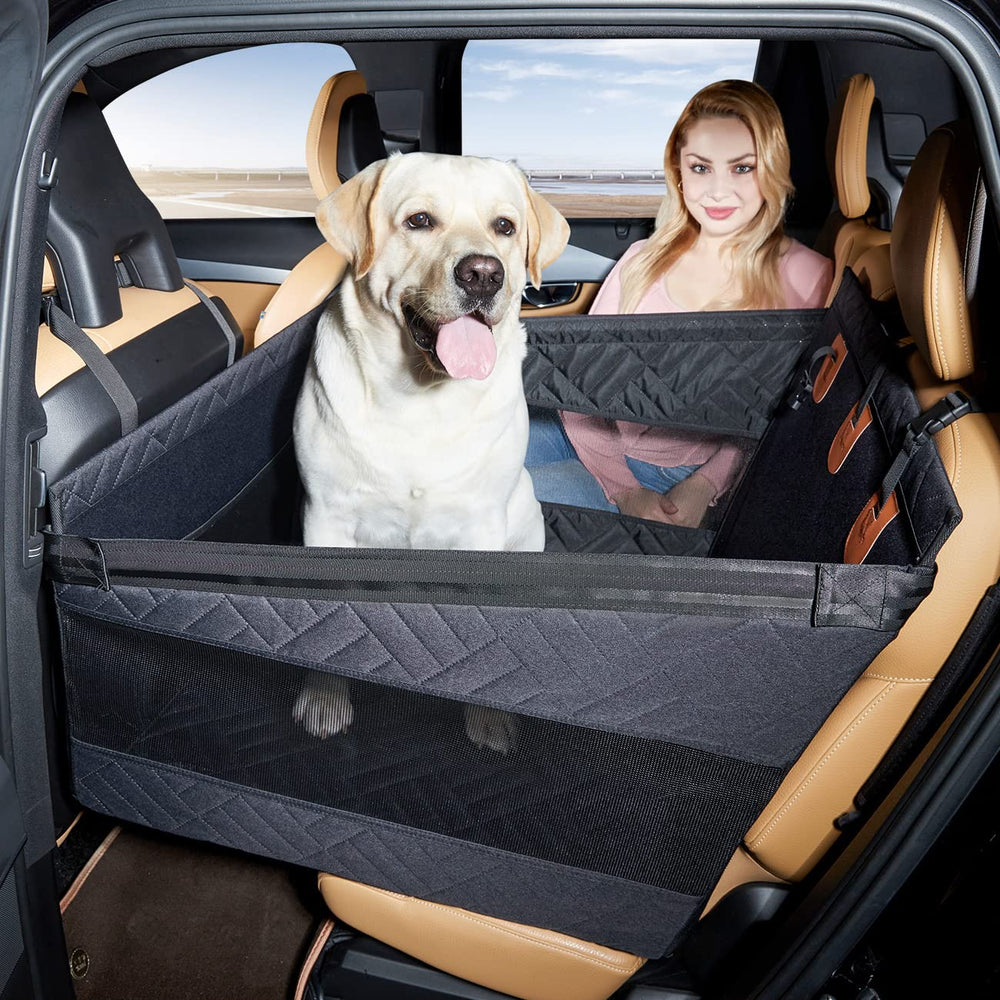 TKYZ extensor de asiento trasero para perros, amplía espacio y descanso cómodo en viajes.