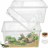 Tlence cajas-alimentacion-reptiles-transparente para observar conductas durante la comida