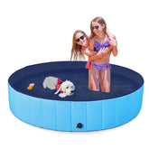 TMbsfatn piscina plegable para perros, práctica para baño y juego al aire libre.