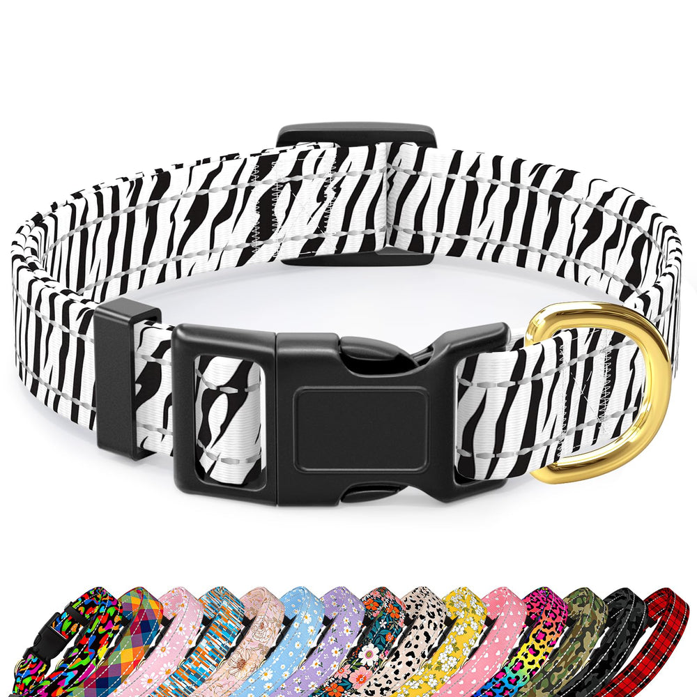 TMOODEL collar reflectante grande para perro, mejora visibilidad nocturna