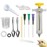 TOAINRSI jeringa de alimentación para aves bebés, precisión suave para pichones