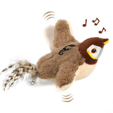Tocirelo juguete gato pajaro batiente: interacción divertida para juego diario.