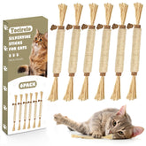 Tocirelo bastones-silvervine-gato: estimulan juego activo y relajación natural.