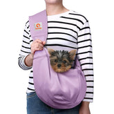 Tomkas bolso de transporte para perro pequeño con bolsillo frontal, útil para llaves y teléfono.