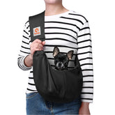 Tomkas Sling para perro pequeño, apertura amplia para colocar la mascota