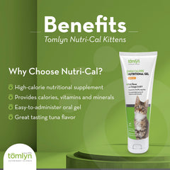 Aplicación con cucharita de Tomlyn Nutri-Cal; facilita administrar el gel