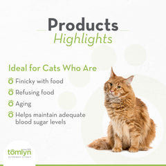 Tomlyn Nutri-Cal gel para gatos, uso sencillo para alimentar diariamente.