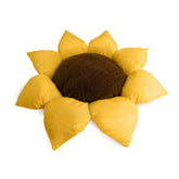 TONBO cama felpa suave con diseño girasol para comodidad diaria.