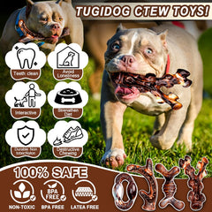 TonyEst Hueso de masticación duradero para perros medianos.