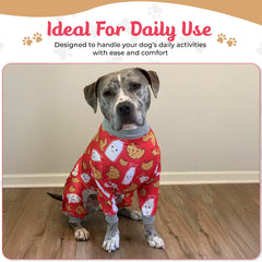 Tooth & Honey Pijama Pitbull, diseño leche y galleta para movilidad