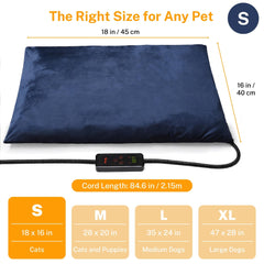 Toozey almohadilla calor con cable resistente frente a mordidas.