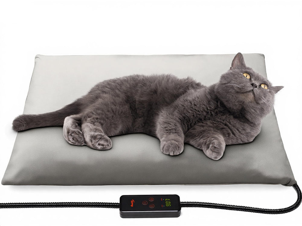 Toozey almohadilla de calor para mascotas con control luminoso para mayor confort interior.