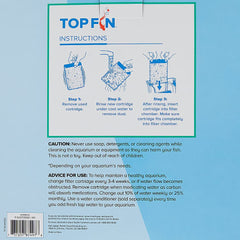 Top Fin Silenstream PF-L con carbón activado mejora la claridad del agua.