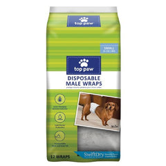 Top Paw panal desechable para perro macho, ideal para viajes sin accidentes