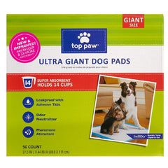 Top Paw alfombras ultra gigantes para perros, absorción duradera para uso diario