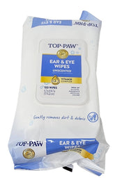 TOP PAW: toallitas para orejas y ojos, limpieza suave para perros.