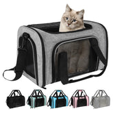 Top tasta Transportín para perros y gatos, material resistente para viajes seguros