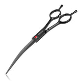 TOPGOOSE tijera de corte curvo, 7,5 pulgadas, facilita peinar y dar forma natural.