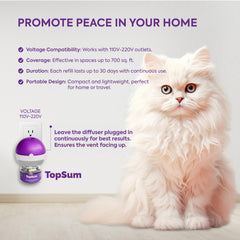 Recambio TopSum para difusor, ayuda a reducir maullidos en casa.