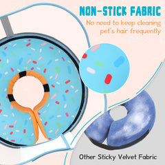 Toptakeit collar rosquilla inflable para perro, visión no obstruida durante el descanso.