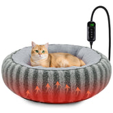 Cama Gato Tovve forma rosco caliente para acurrucarse en noches frías