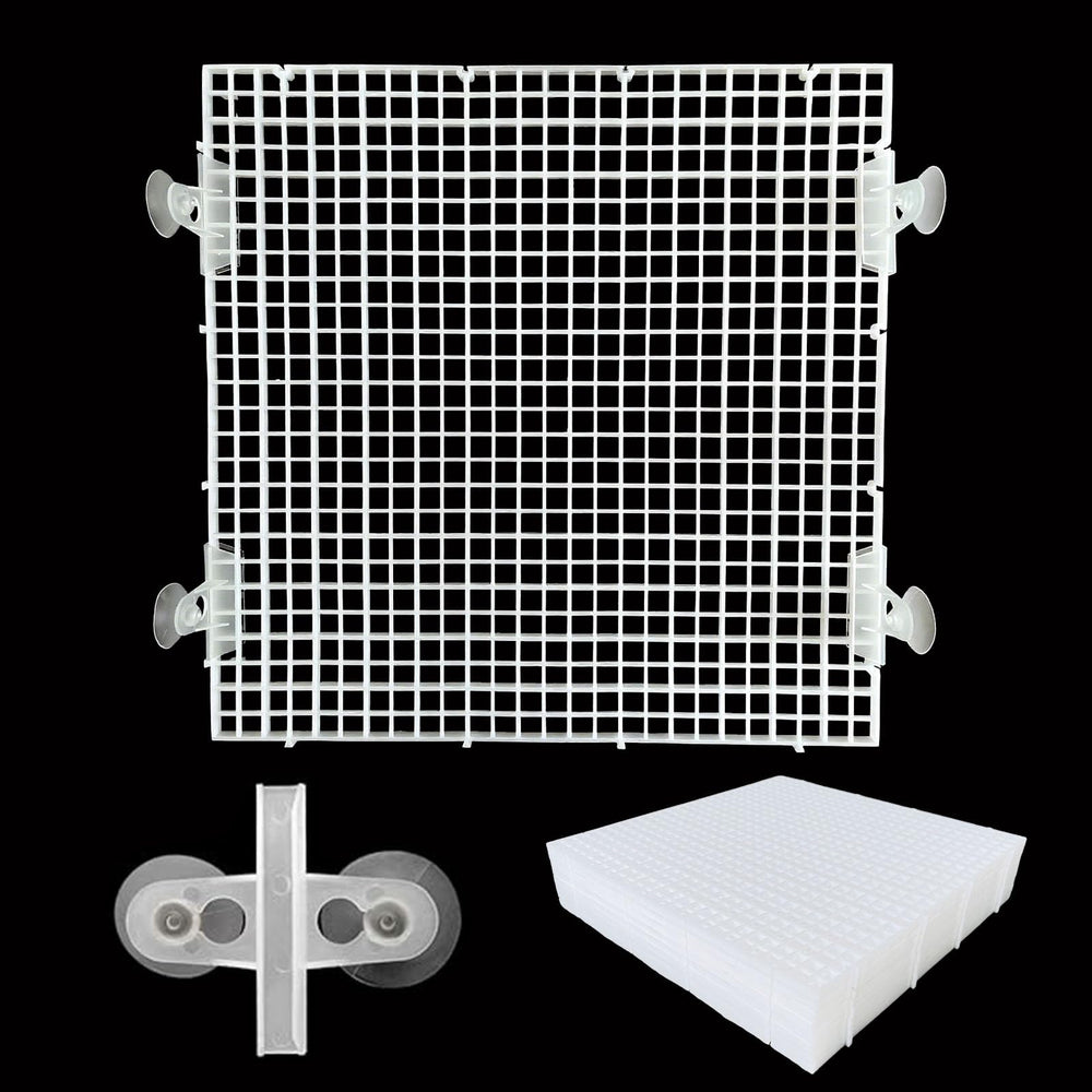 Divisor de acuario TQDXZA con panel rectangular, facilita crear zonas separadas.