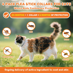 Trihood collar-gato proteccion-24-meses: protección duradera contra pulgas y garrapatas.