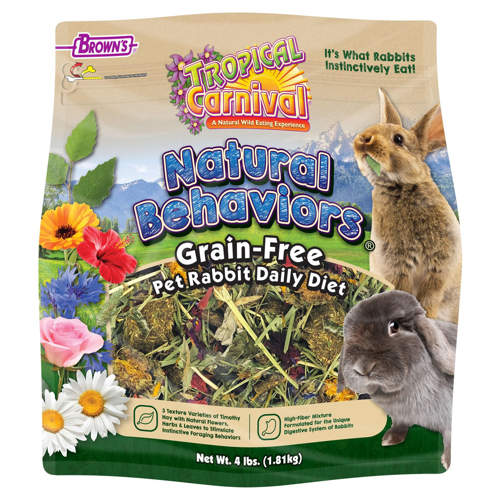 Tropical Carnival alimento para conejo sin granos favorece digestión estable