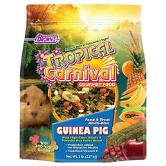 Pellets de alfalfa y heno Tropical Carnival, apoyo digestivo y salud dental