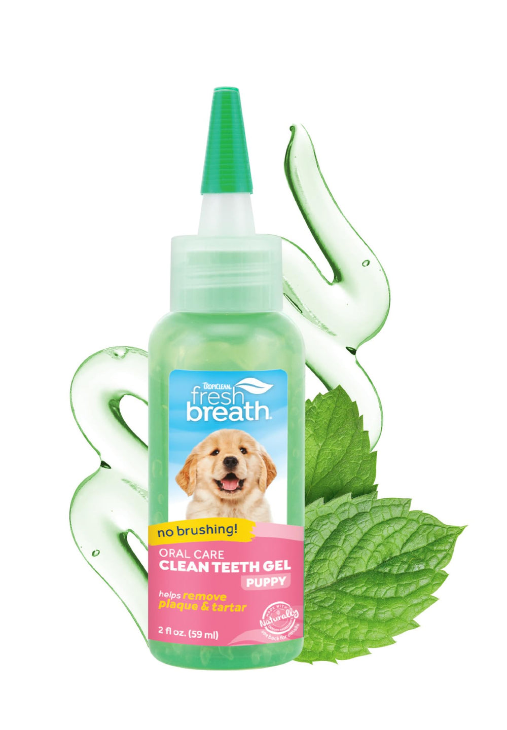 TropiClean aliento fresco: gel dental para perros mejora el aliento diario.