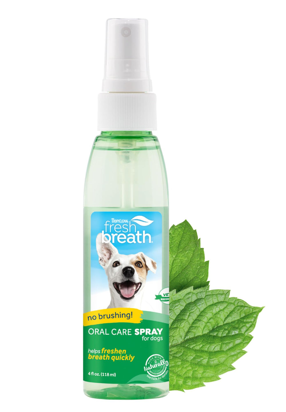 TropiClean aliento fresco: spray bucal para perros y gatos que refresca la boca al instante.