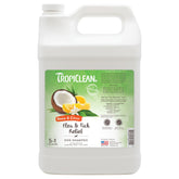 TropiClean champú cítrico para perros, botella de 1 galón, limpieza profunda para pelaje.