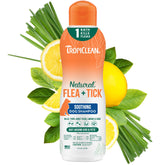 TropiClean champú para perros en envase de 20 oz, limpieza suave y aroma cítrico