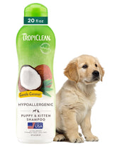 TropiClean champú suave para cachorros, botella, limpieza delicada para piel sensible