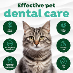 TropiClean cuidado oral para gatos, reduce placa y sarro.