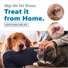 TropiClean HomeVet: producto apto para perros y gatos para cuidado de oídos.