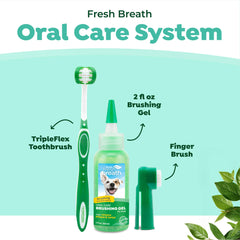 TropiClean gel-pasta para perros, facilita cepillado y cuidado dental.