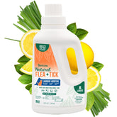 TropiClean botella con aditivo combate pulgas y garrapatas durante el lavado