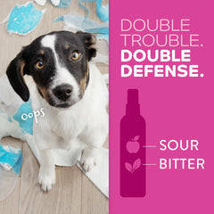 TropiClean No Mordida Spray, uso en interiores para proteger muebles y objetos.