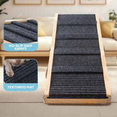 Rampa Tropiczest ajustable, se adapta a varias alturas de cama