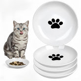 TRUVIC tazones cerámicos para gatos, 4 unidades, aptos para comida y agua.